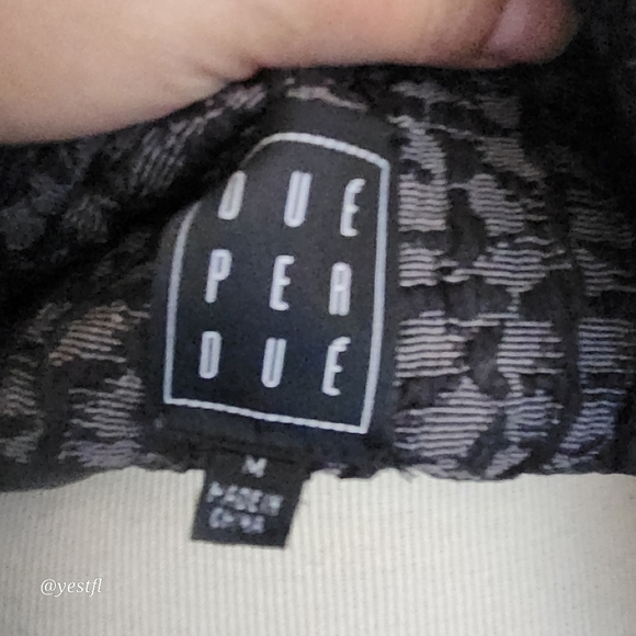 Due Per Due texture zip up jacket M - Picture 4 of 5